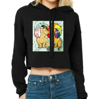 Gay Lion Couple Cropped Hoodie | Artistshot