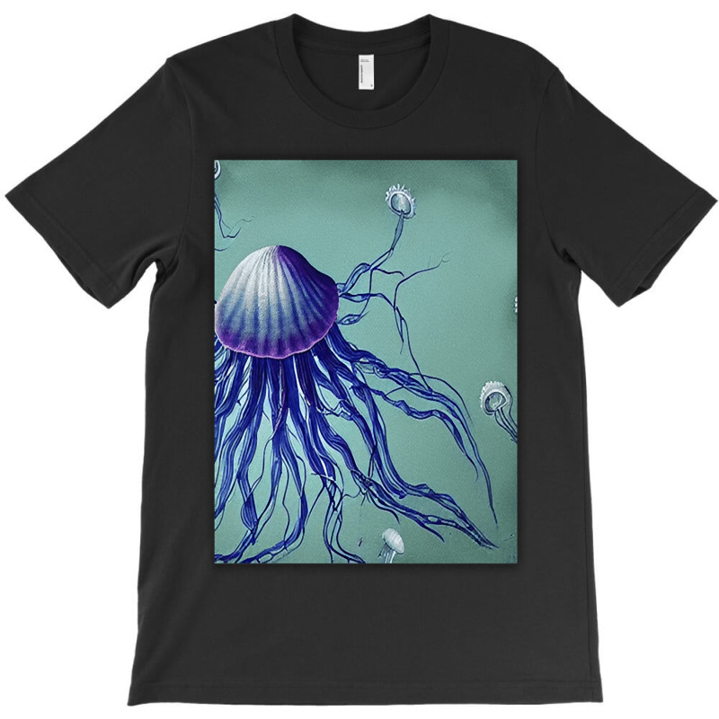 Jellyfish Artwork Digitalart T-shirt | Artistshot