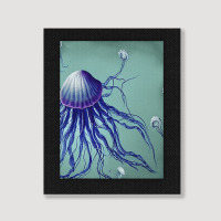 Jellyfish Artwork Digitalart Portrait Canvas Print | Artistshot