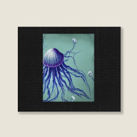 Jellyfish Artwork Digitalart Landscape Canvas Print | Artistshot