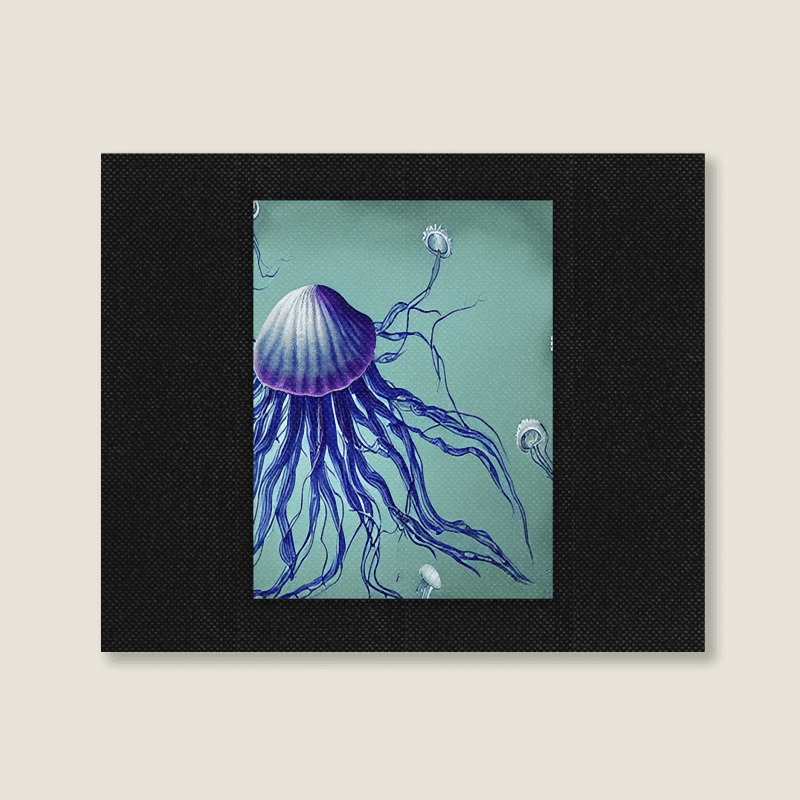 Jellyfish Artwork Digitalart Landscape Canvas Print | Artistshot