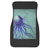 Jellyfish Artwork Digitalart Front Car Mat | Artistshot