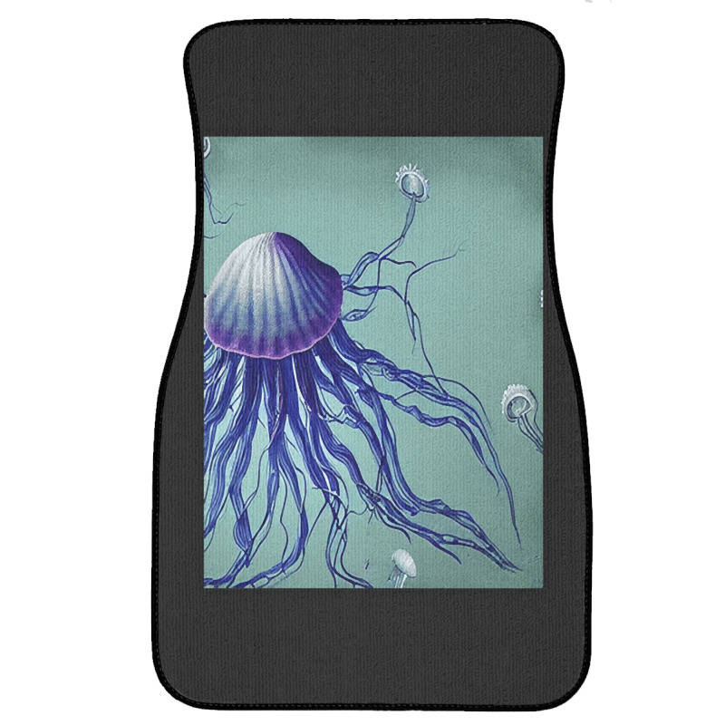 Jellyfish Artwork Digitalart Front Car Mat | Artistshot