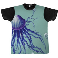 Jellyfish Artwork Digitalart Graphic T-shirt | Artistshot