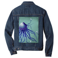 Jellyfish Artwork Digitalart Men Denim Jacket | Artistshot