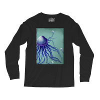 Jellyfish Artwork Digitalart Long Sleeve Shirts | Artistshot