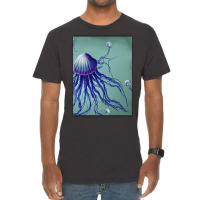 Jellyfish Artwork Digitalart Vintage T-shirt | Artistshot