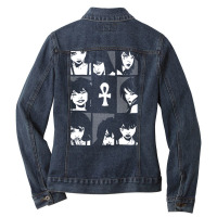 Gestures Of Death (white) Ladies Denim Jacket | Artistshot