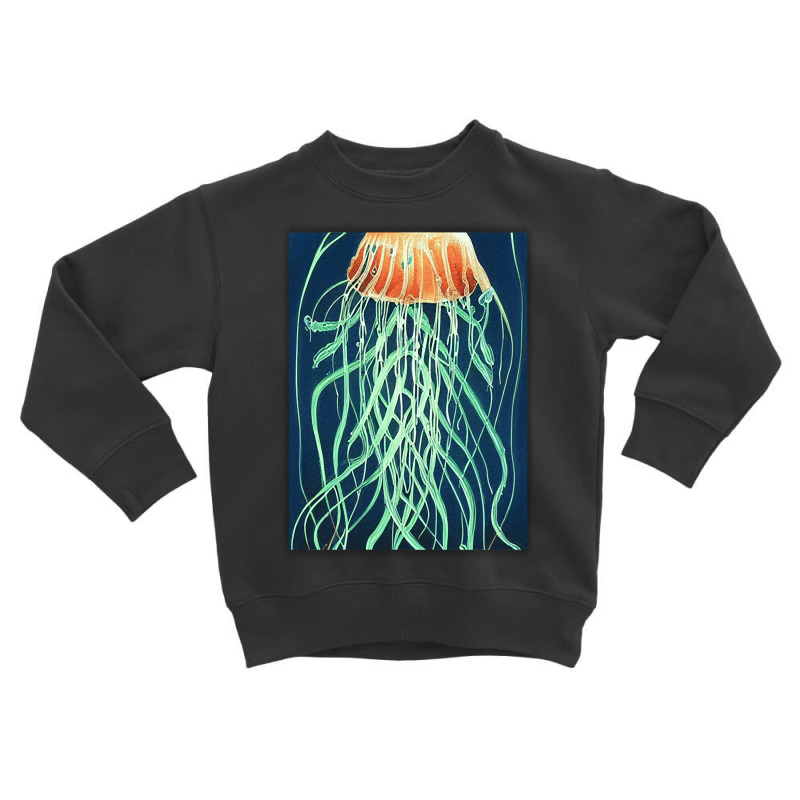 Jellyfish Artwork Ocean Toddler Sweatshirt | Artistshot