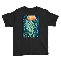 Jellyfish Artwork Ocean Youth Tee | Artistshot