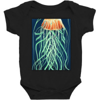 Jellyfish Artwork Ocean Baby Bodysuit | Artistshot