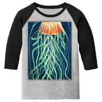 Jellyfish Artwork Ocean Youth 3/4 Sleeve | Artistshot