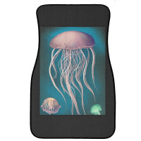 Jellyfish Artwork Beach Front Car Mat | Artistshot