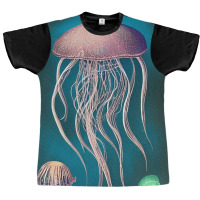 Jellyfish Artwork Beach Graphic T-shirt | Artistshot