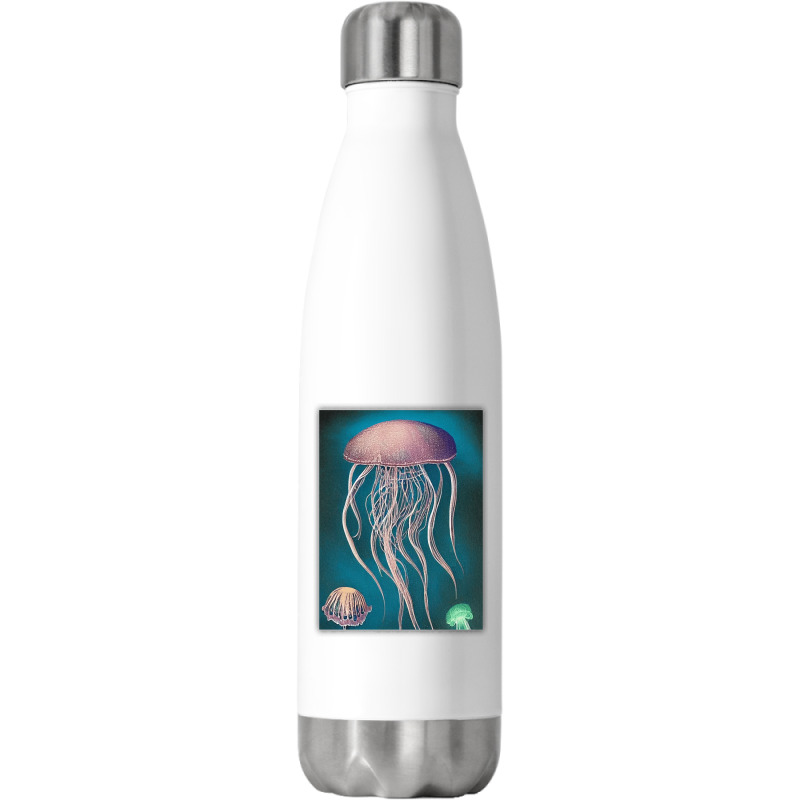 Jellyfish Artwork Beach Stainless Steel Water Bottle | Artistshot