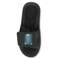 Jellyfish Artwork Beach Slide Sandal | Artistshot