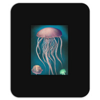 Jellyfish Artwork Beach Mousepad | Artistshot