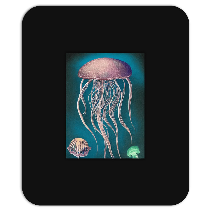 Jellyfish Artwork Beach Mousepad | Artistshot