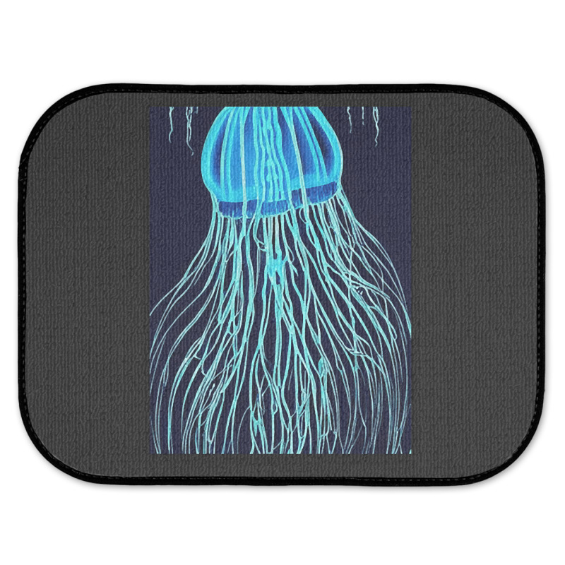 Jellyfish Artwork Sea Rear Car Mat | Artistshot