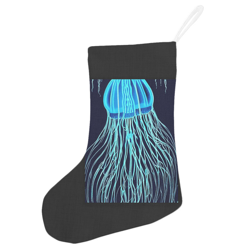 Jellyfish Artwork Sea Holiday Stocking | Artistshot