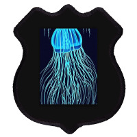 Jellyfish Artwork Sea Shield Patch | Artistshot