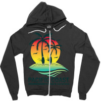 Pacific Coast Zipper Hoodie | Artistshot