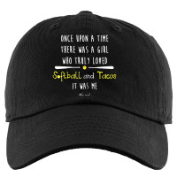 Girl Truly Loved Softball And Tacos Fairy Tale Kids Cap | Artistshot