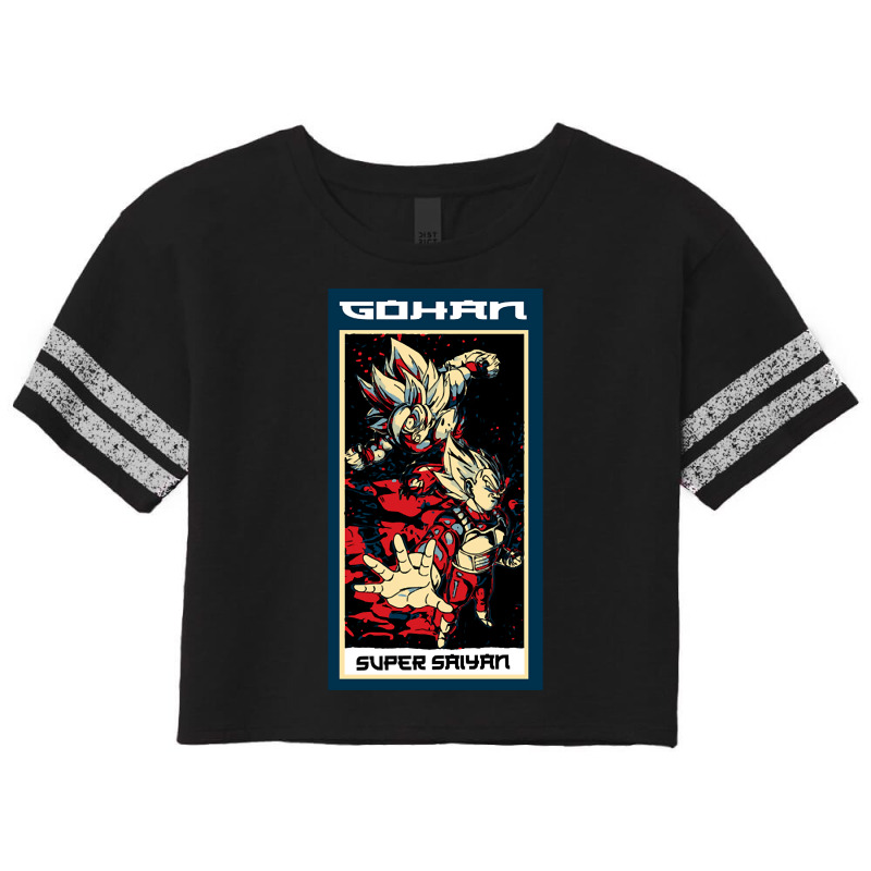 Gohan (2) Scorecard Crop Tee by yumgaugeteuda | Artistshot