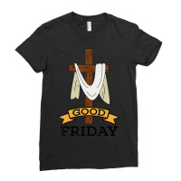 Good Friday Cute Fasting And Penance Gift Ladies Fitted T-shirt | Artistshot