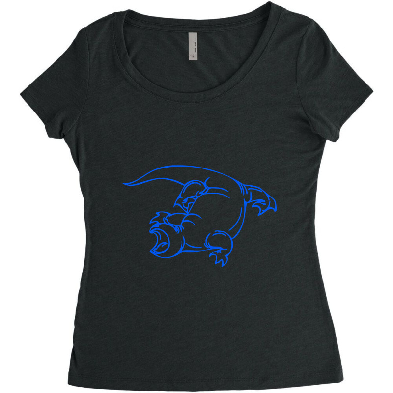 Dinosaur 215 Women's Triblend Scoop T-shirt by macklinsampson | Artistshot