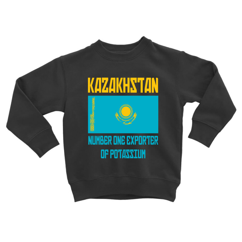 Kazakhstan   Number One Exporter Of Potassium Borat Toddler Sweatshirt by kudaponijengkulit | Artistshot