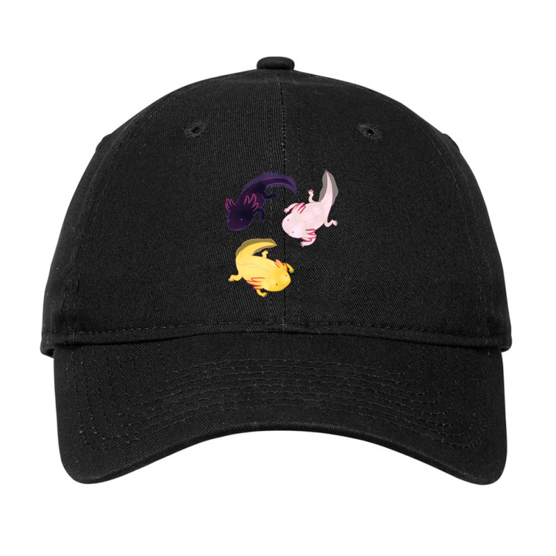 Axolotl Pattern Adjustable Cap by Min05 | Artistshot