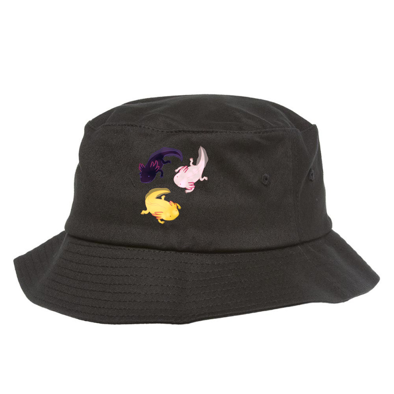 Axolotl Pattern Bucket Hat by Min05 | Artistshot