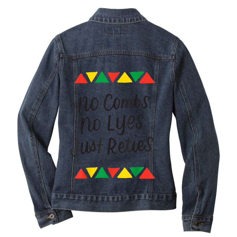 Morena Afro Latina Proud Black Spanish American Culture Ladies Denim Jacket by LINDAUDSON | Artistshot