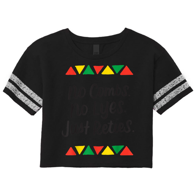 Morena Afro Latina Proud Black Spanish American Culture Scorecard Crop Tee by LINDAUDSON | Artistshot