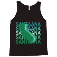 Santa Ana California Green Repeat Tank Top | Artistshot