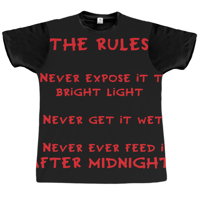 Mogwai Rules Graphic T-shirt | Artistshot