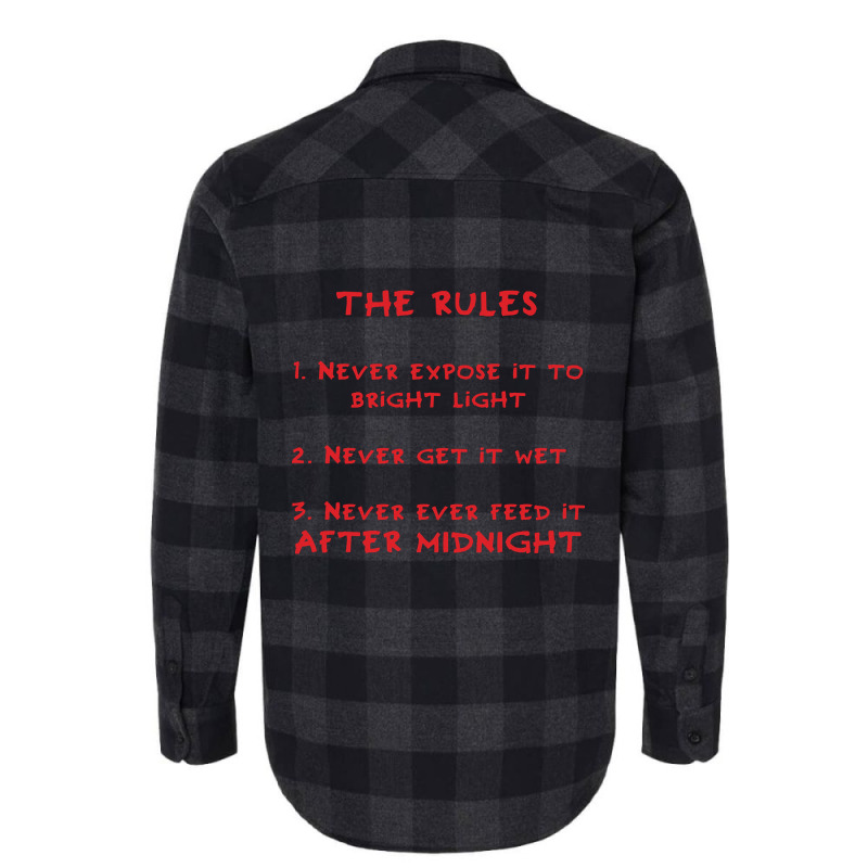 Mogwai Rules Flannel Shirt | Artistshot