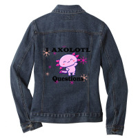 Axolotl Questions-ize1q Ladies Denim Jacket | Artistshot