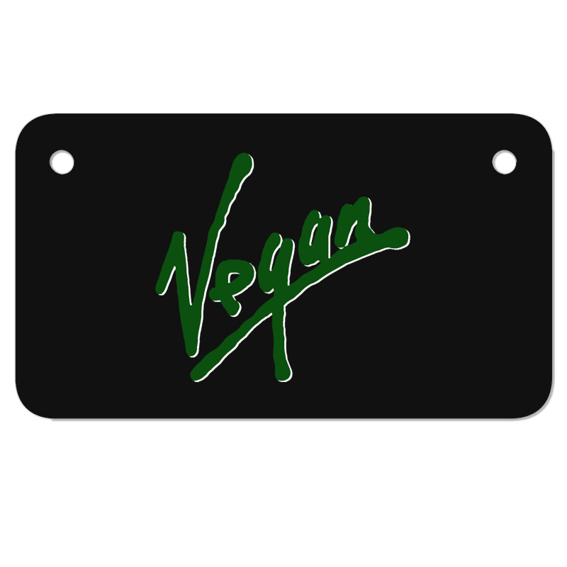 Vegan-u2rmh Motorcycle License Plate | Artistshot