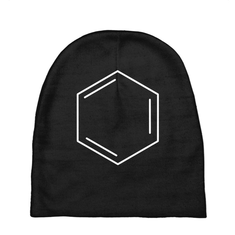 Benzene Hydrocarbon Ring White Baby Beanies by Crews Micki | Artistshot