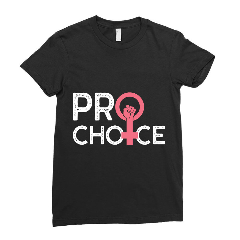 Pro Choice (2) Ladies Fitted T-Shirt by declangreenwood | Artistshot