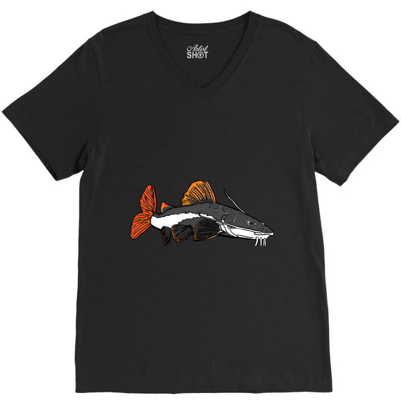 Redtail Catfish V-neck Tee | Artistshot