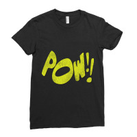 Bat Fight - Pow! Ladies Fitted T-shirt | Artistshot