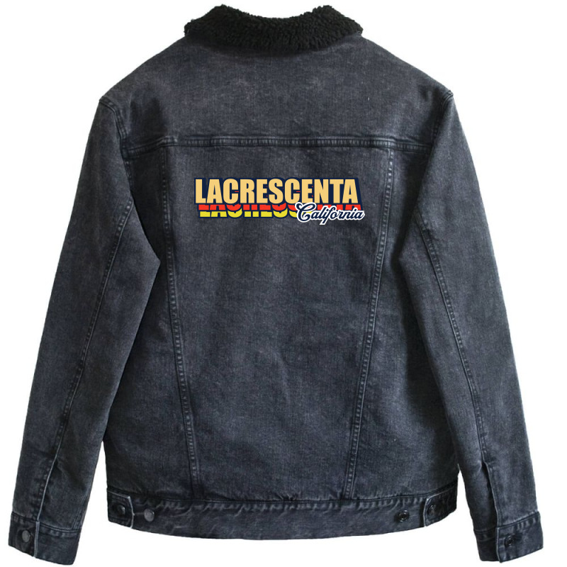 Lacrescenta California Unisex Sherpa-lined Denim Jacket | Artistshot