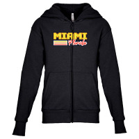 Miami Florida Youth Zipper Hoodie | Artistshot