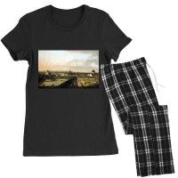 Bernardo Bellotto, Canaletto Vienna Viewed From The Belvedere Palace Women's Pajamas Set | Artistshot