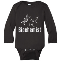 Biochemist Science Biochemistry Long Sleeve Baby Bodysuit | Artistshot