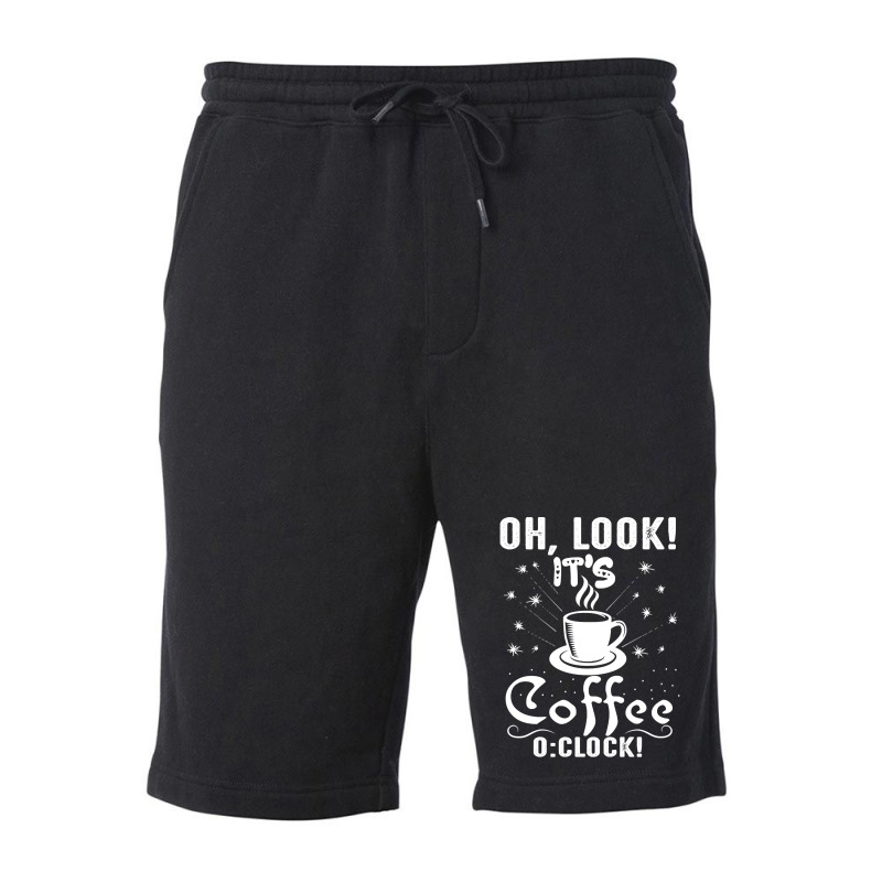 Oh Look Its Coffee O Clock Fleece Short by Sizemore Adame | Artistshot