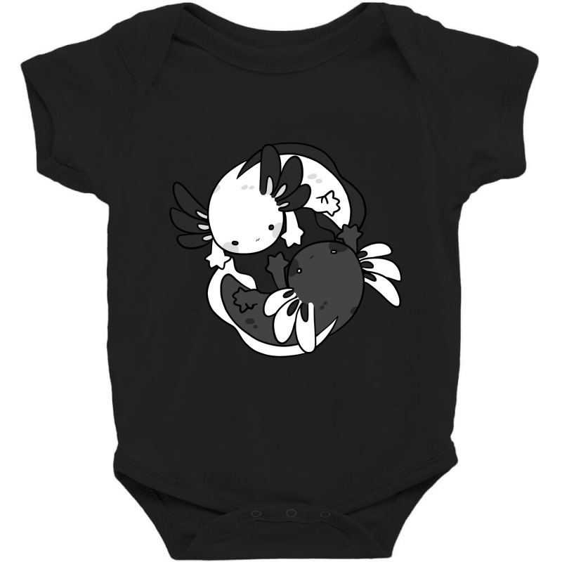 Axolotl Yin-yang Baby Bodysuit by Min05 | Artistshot